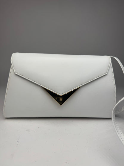 Vintage Givenchy leather Shoulder Bag / Crossbody Bag White