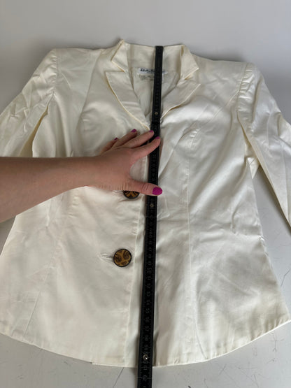 Vintage Ferragamo Cotton Blazer Cream L