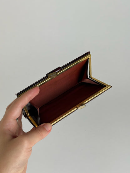 Vintage Celine Macadam Monogram wallet purple