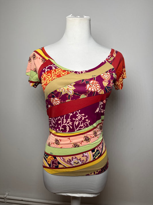 Vintage Etro Viscose Multicolor Shirt M/L