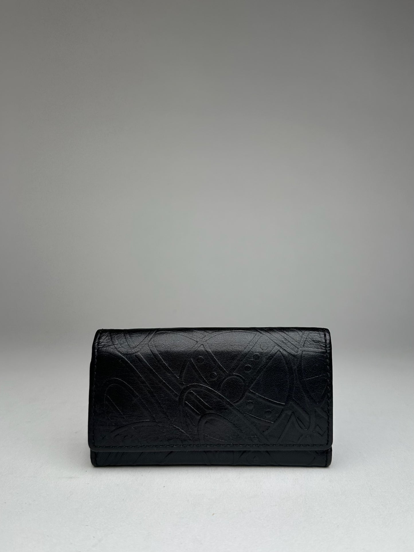 Vintage Vivienne Westwood Leather Key Holder Black