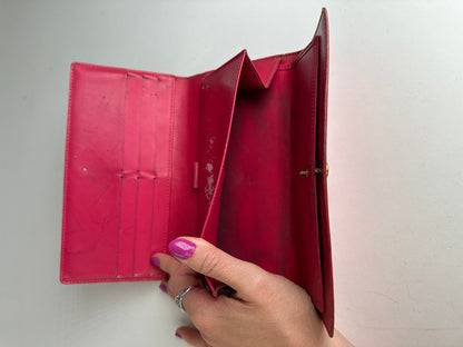 Vintage Louis Vuitton Vernis Monogram Sarah Long Wallet Pomme d'Amour