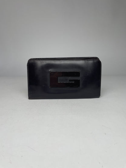 Vintage Gucci Patent Leather Wallet Brown