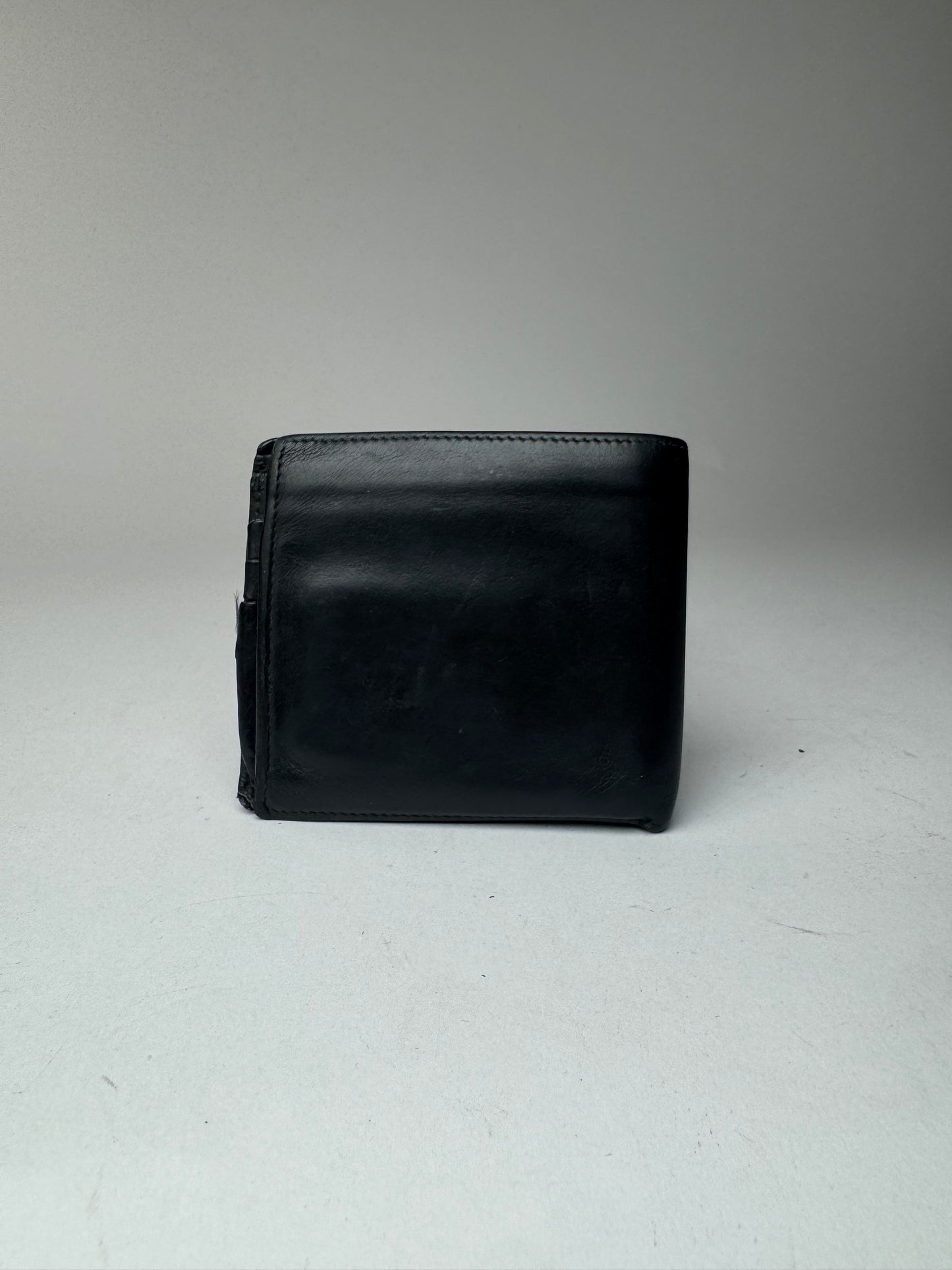 Vintage Balenciaga Flapable leather wallet black