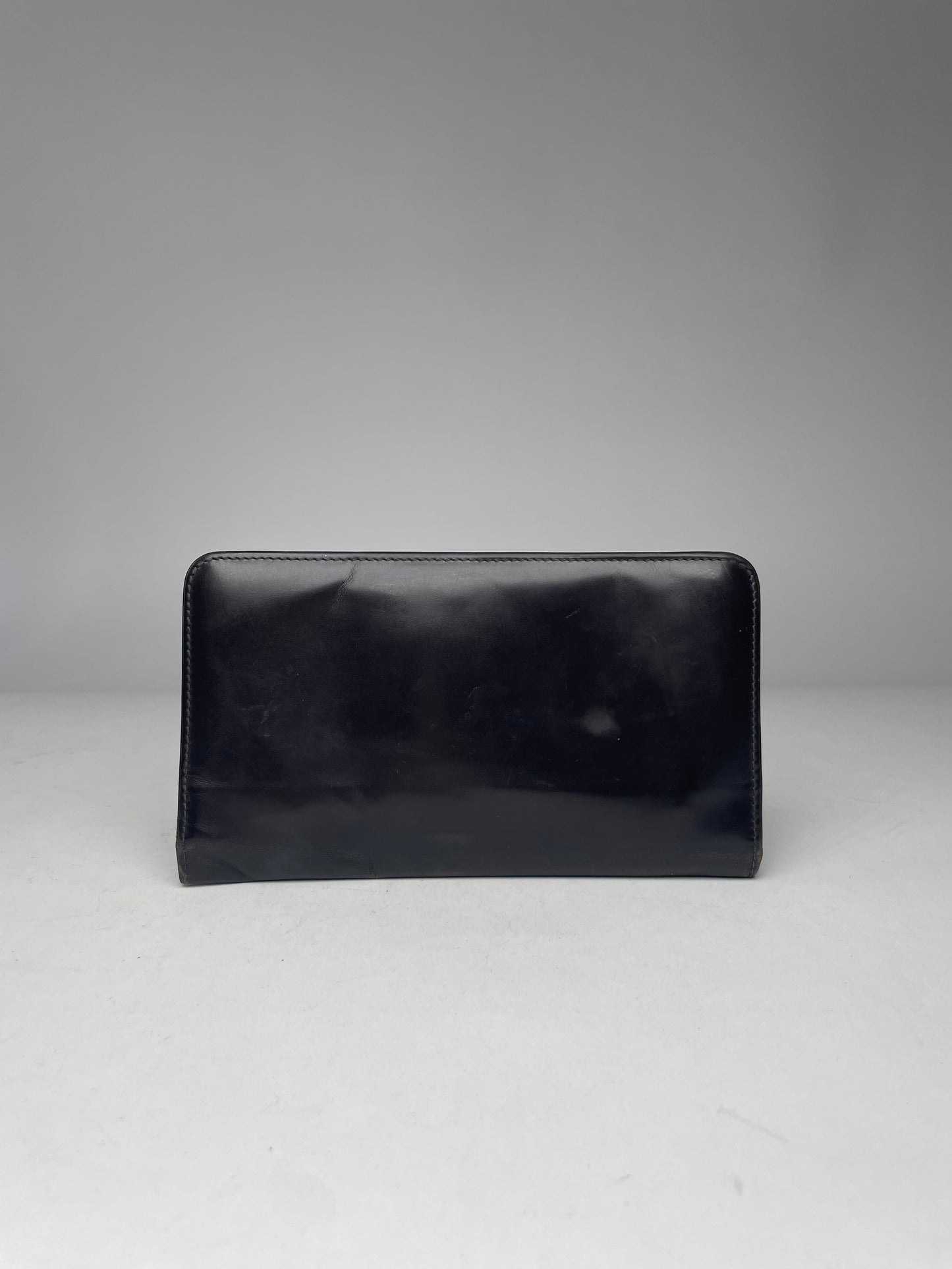 Vintage Gucci Patent Leather Wallet Brown