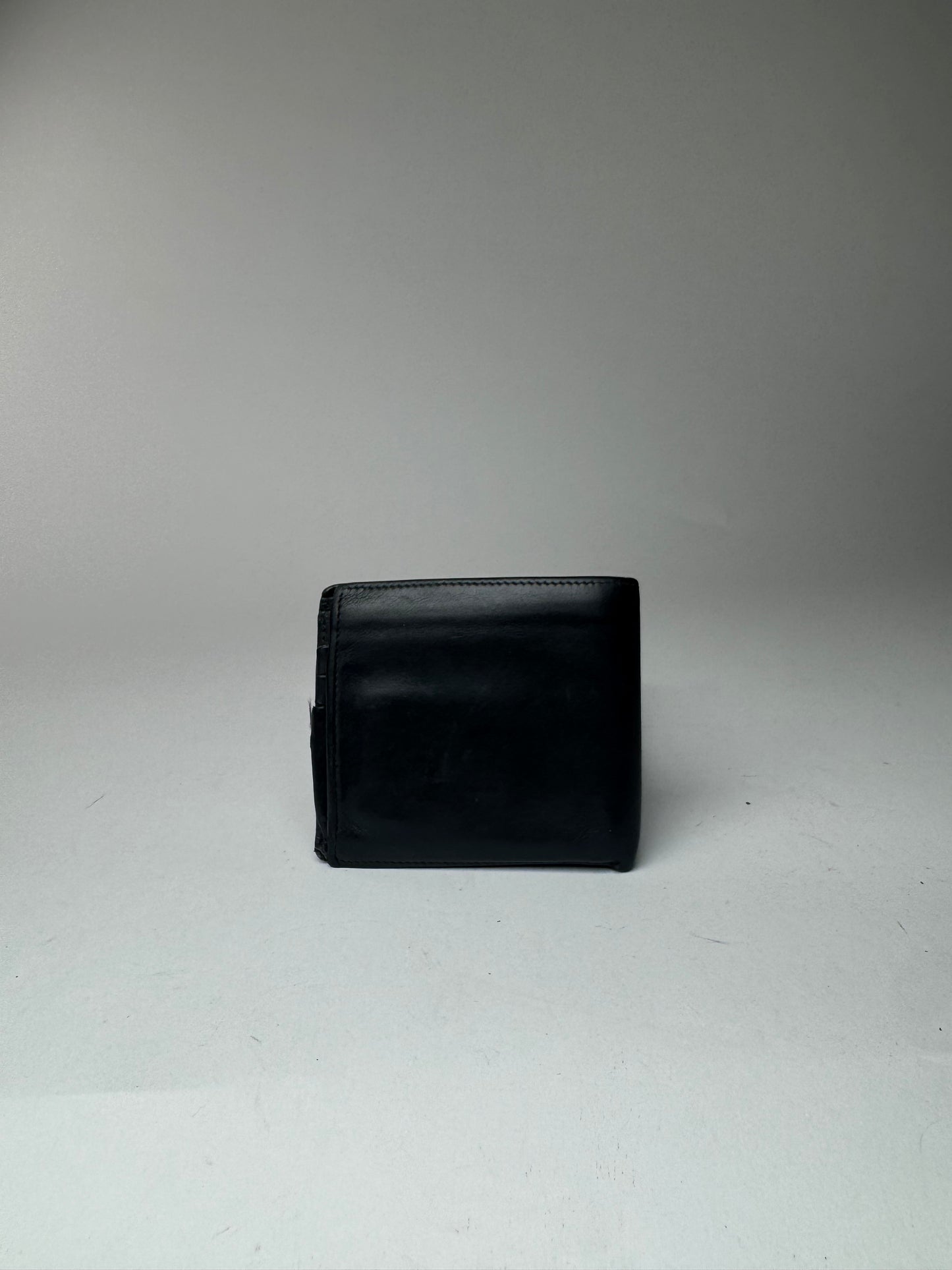 Vintage Balenciaga Flapable leather wallet black