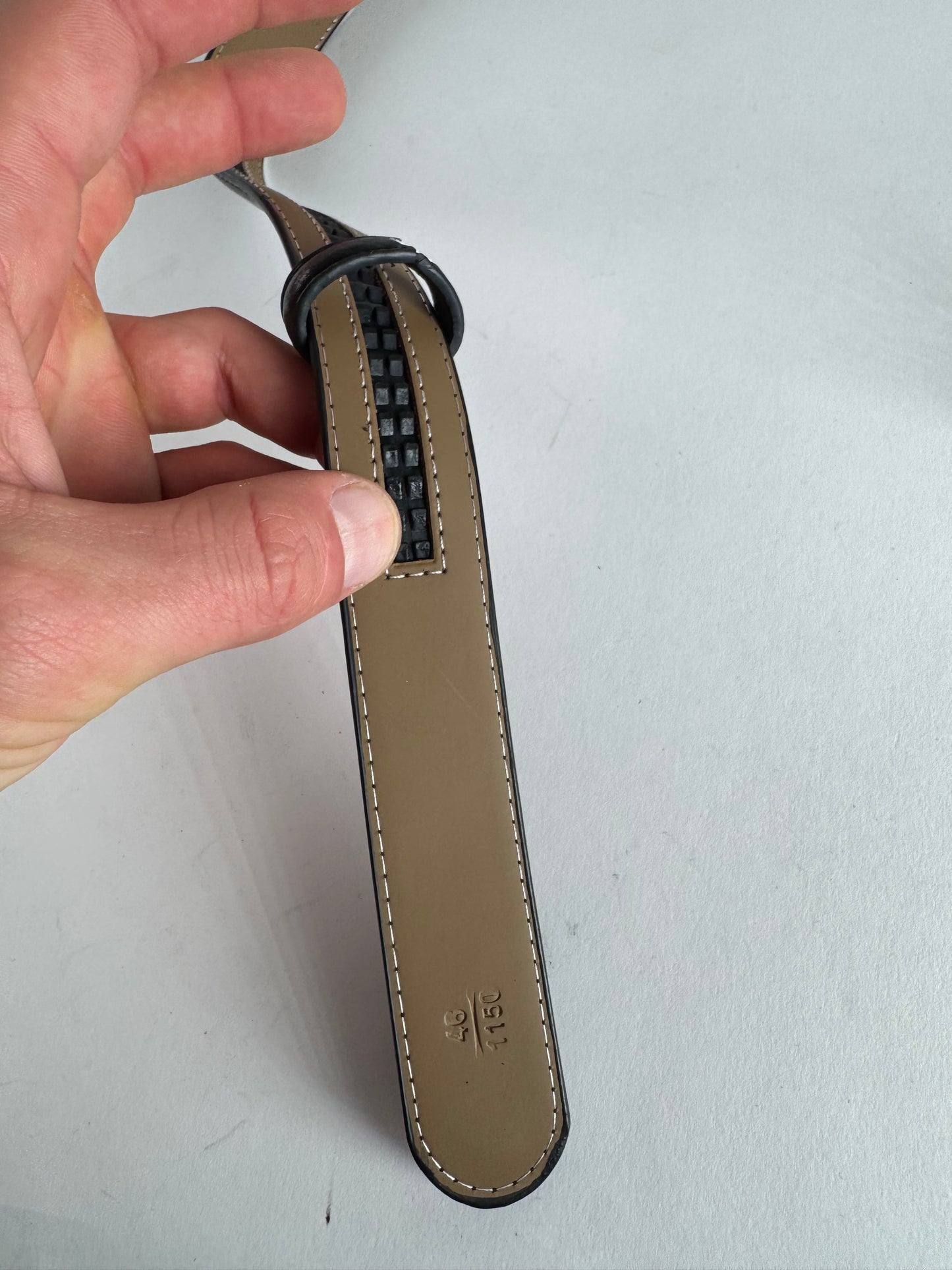 Vintage Givenchy Leather Belt Black