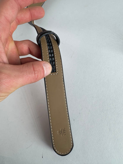 Vintage Givenchy Leather Belt Black