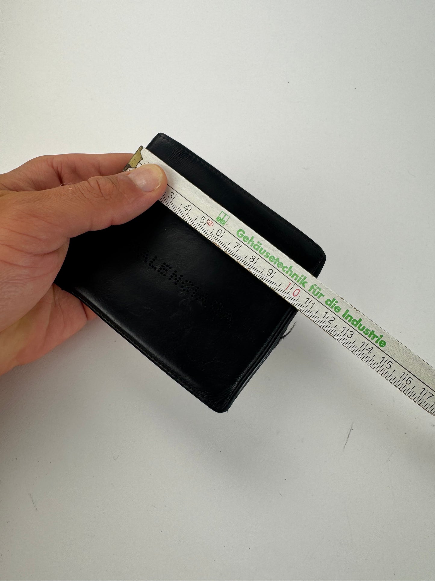 Vintage Balenciaga Flapable leather wallet black