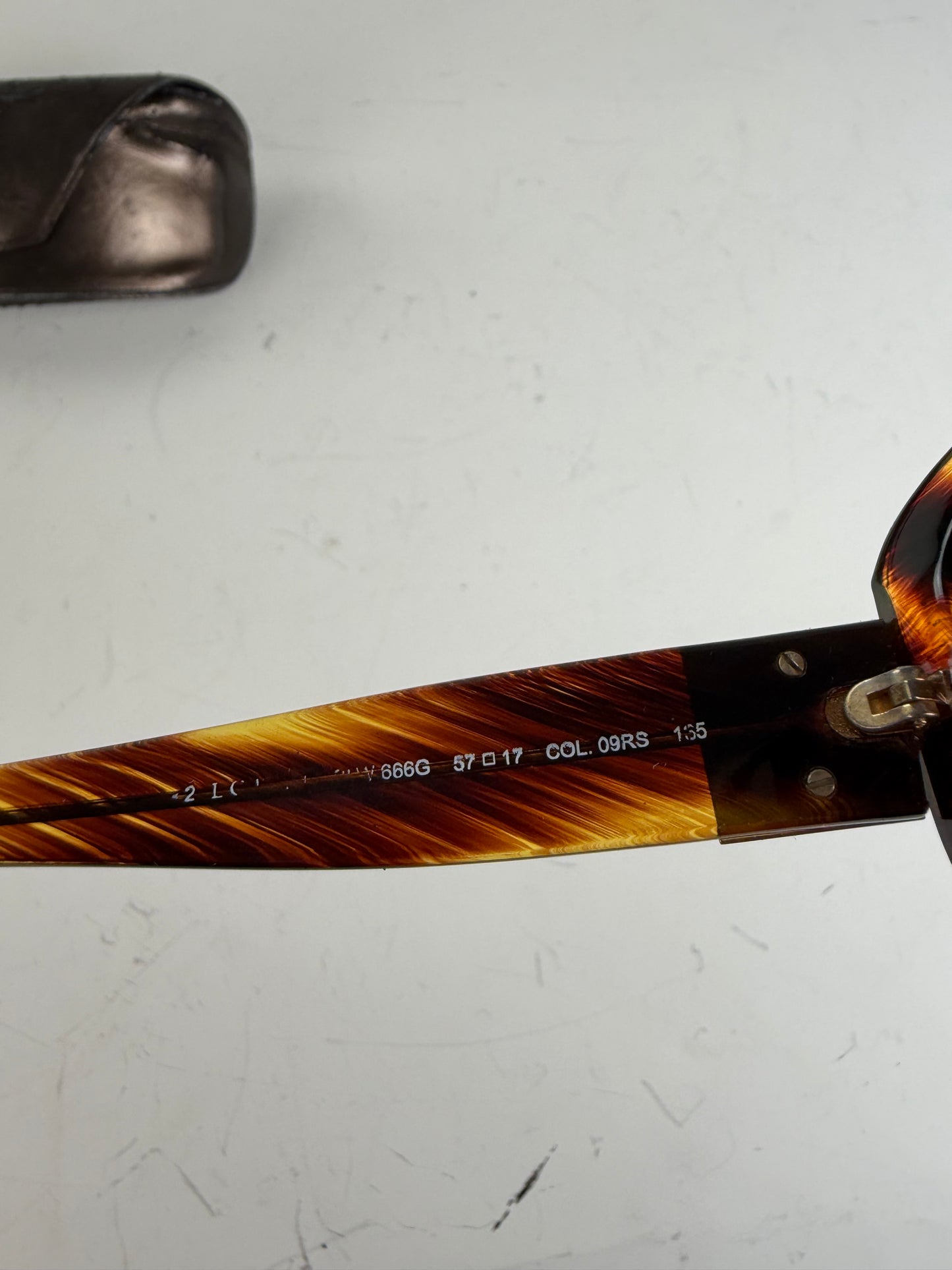Vintage Loewe Acetate Sunglasses Tortoiseshell Brown Gold