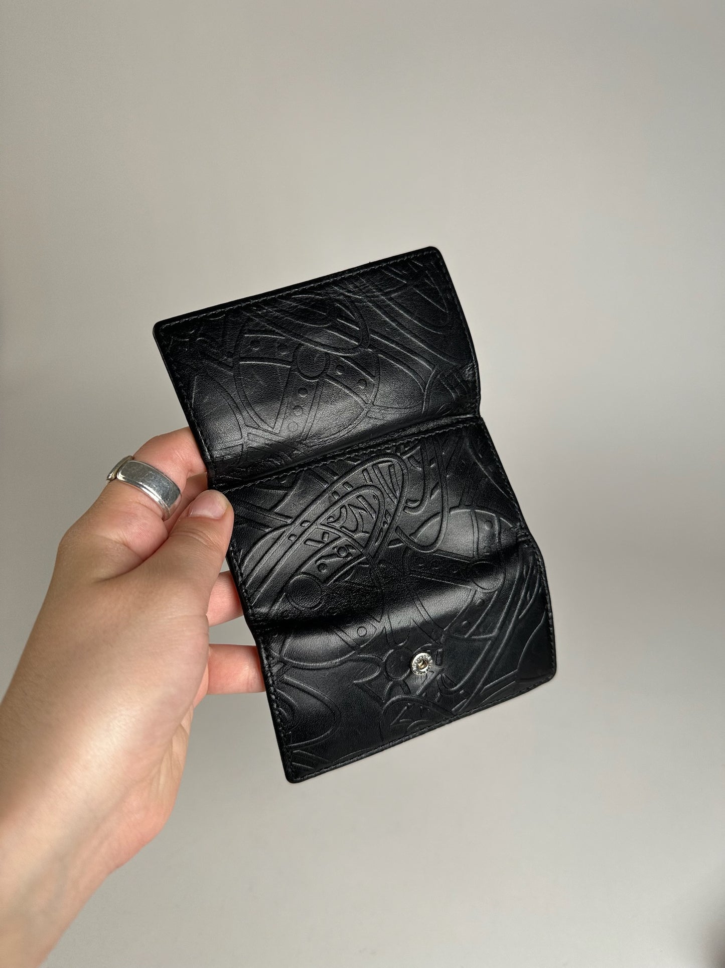 Vintage Vivienne Westwood Leather Key Holder Black