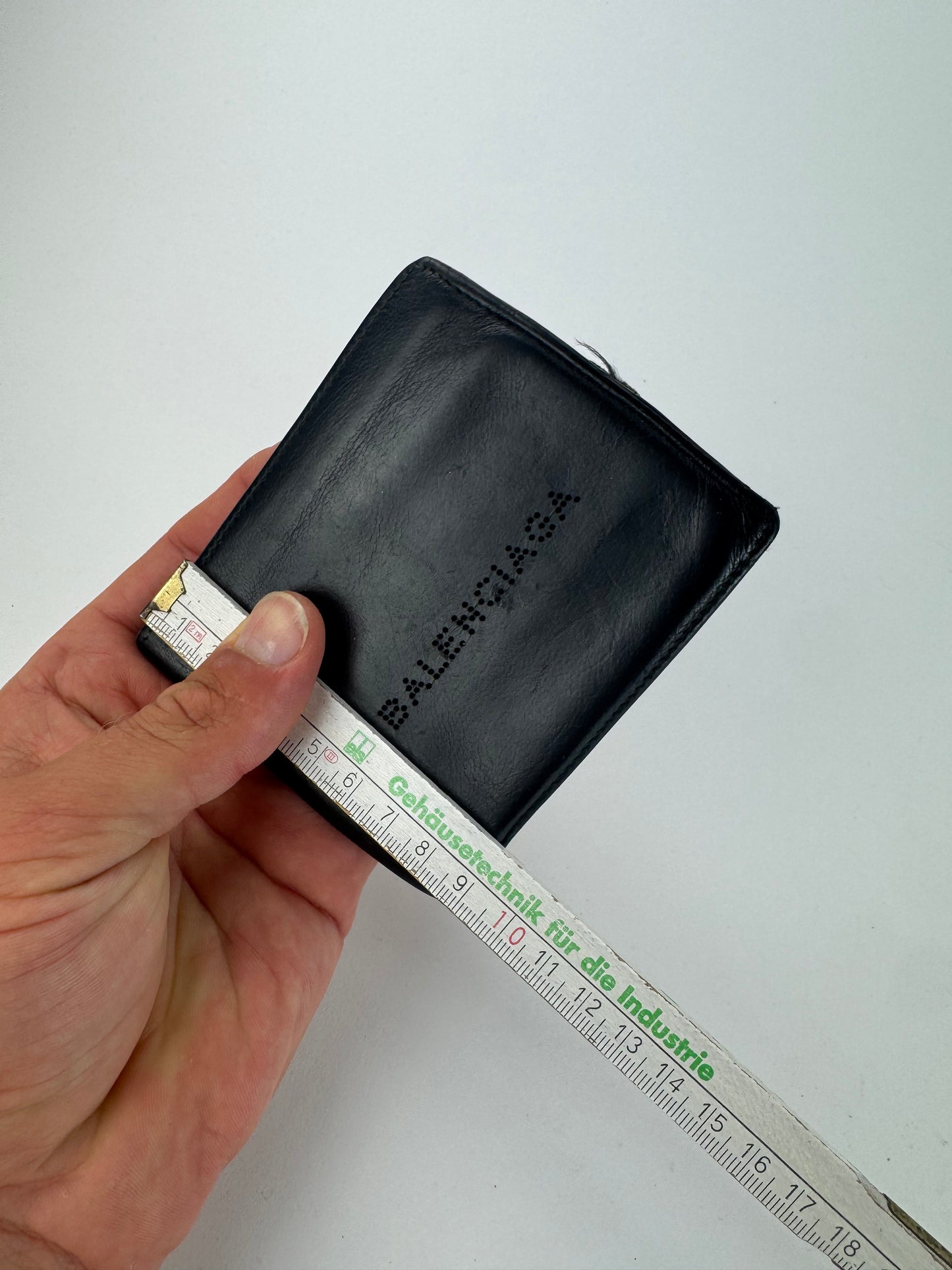 Vintage Balenciaga Flapable leather wallet black