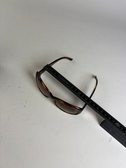 Vintage Loewe Acetate Sunglasses Tortoiseshell Brown Gold