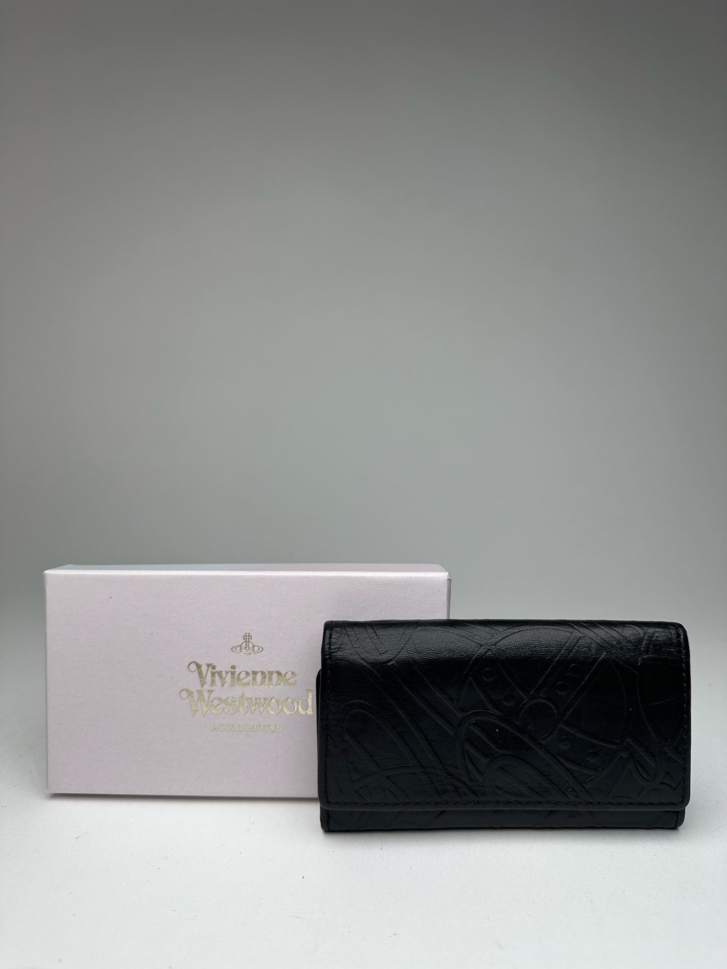 Vintage Vivienne Westwood Leather Key Holder Black