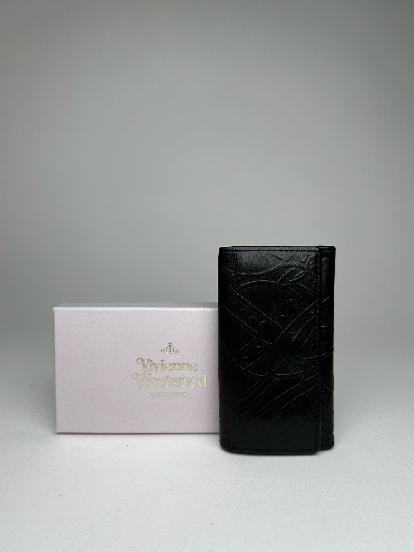 Vintage Vivienne Westwood Leather Key Holder Black