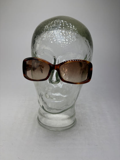 Vintage Loewe Acetate Sunglasses Tortoiseshell Brown Gold
