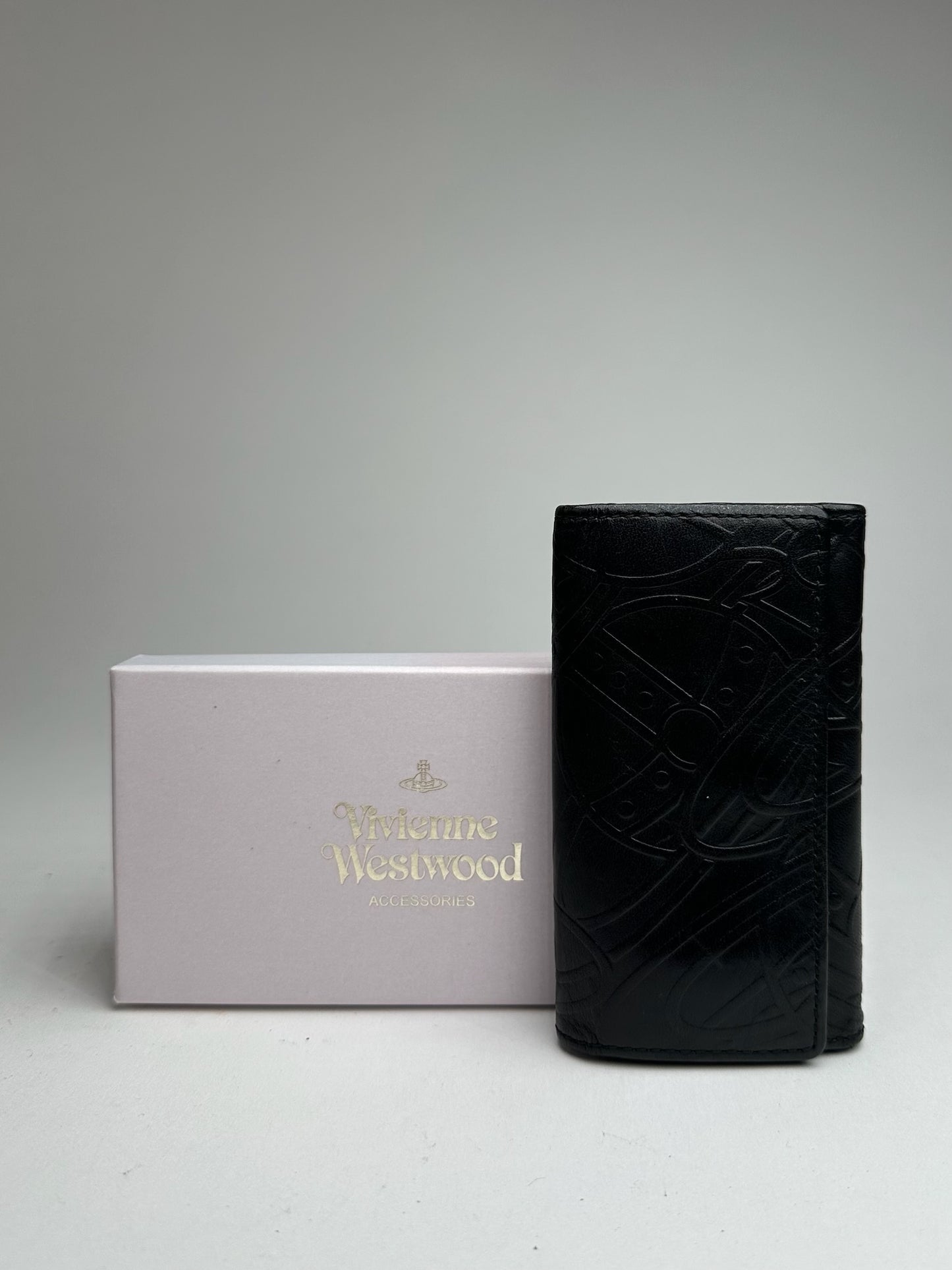 Vintage Vivienne Westwood Leather Key Holder Black