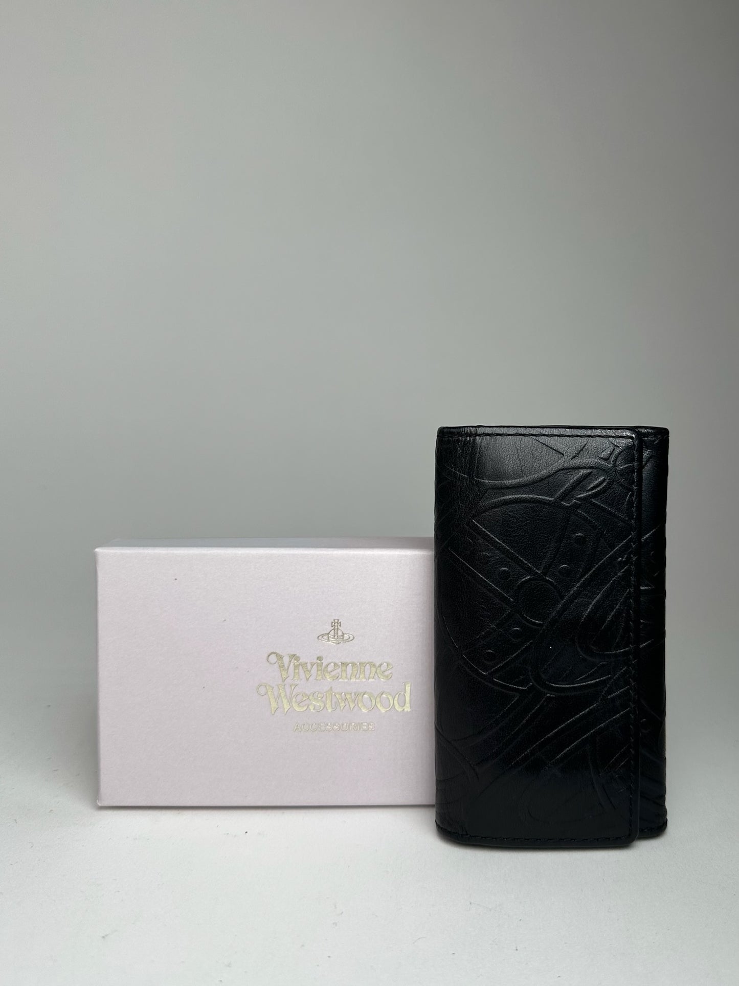 Vintage Vivienne Westwood Leather Key Holder Black