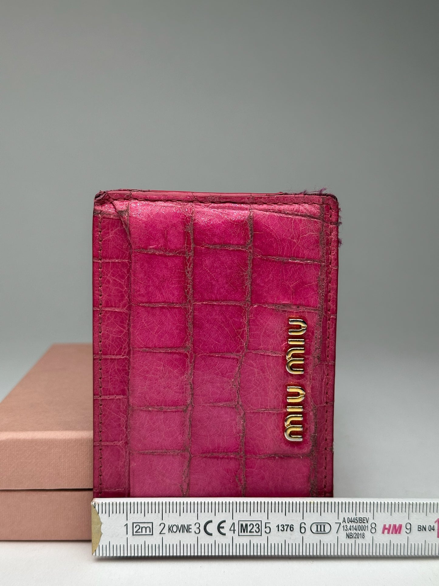 Vintage Miu Miu Card Holder Pink