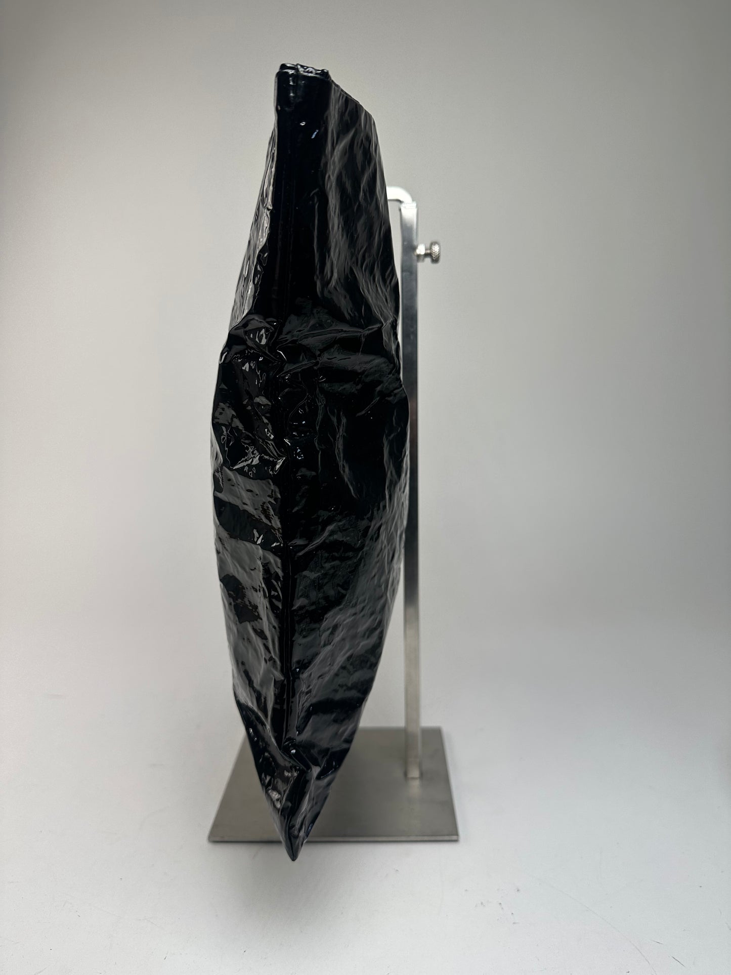 Vintage Issey Miyake Patent Leather Tote Bag Black