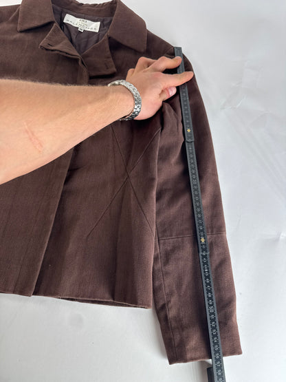 Vintage Balenciaga Short Trenchcoat Brown 38\M