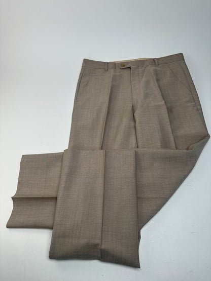 Vintage Dior Wool Pants Brown / Grey M