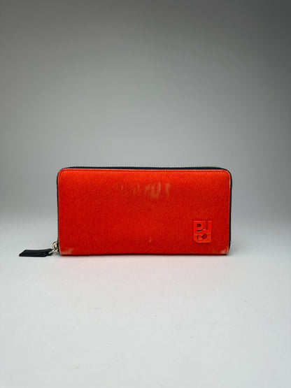 Vintage Miu Miu Leather Wallet red
