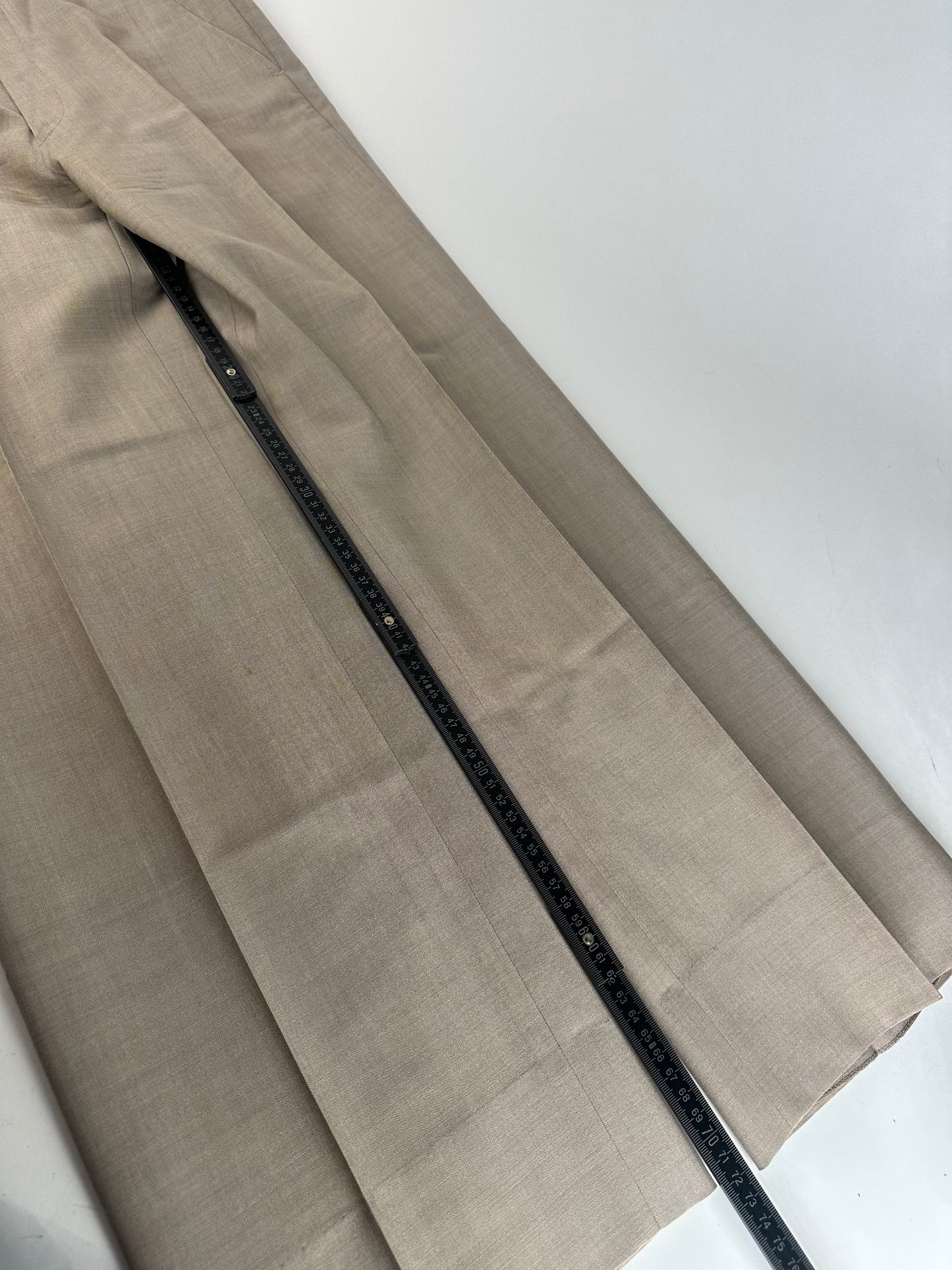 Vintage Dior Wool Pants Brown / Grey M