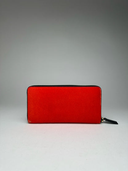 Vintage Miu Miu Leather Wallet red