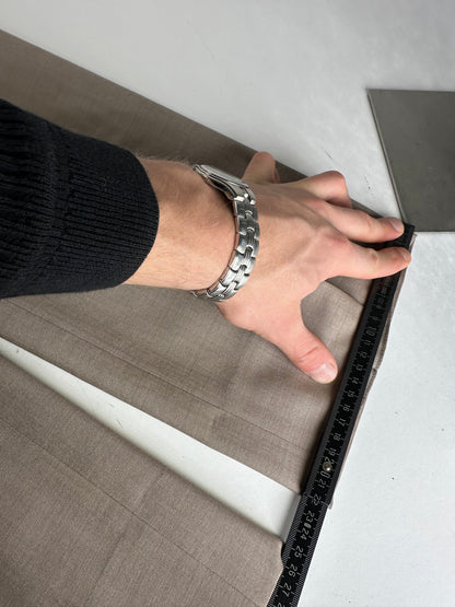 Vintage Dior Wool Pants Brown / Grey M