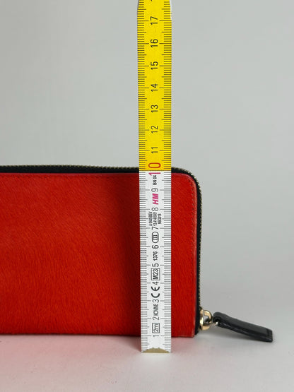 Vintage Miu Miu Leather Wallet red