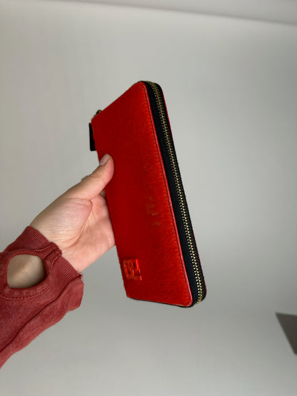 Vintage Miu Miu Leather Wallet red
