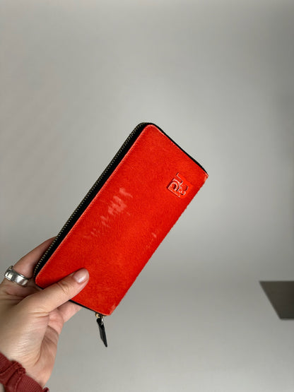 Vintage Miu Miu Leather Wallet red