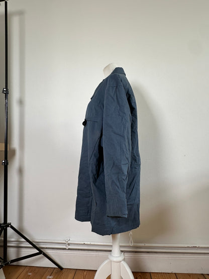Vintage Dior Men's Cotton Coat Navy Blue L