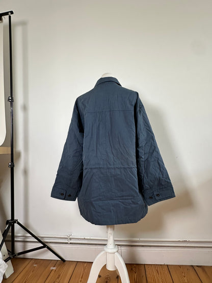 Vintage Dior Men's Cotton Coat Navy Blue L