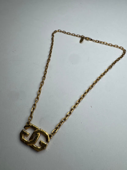 Vintage Givenchy Gold Plated Collier Unisex