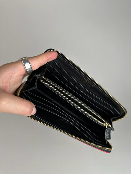 Vintage Miu Miu Leather Wallet red