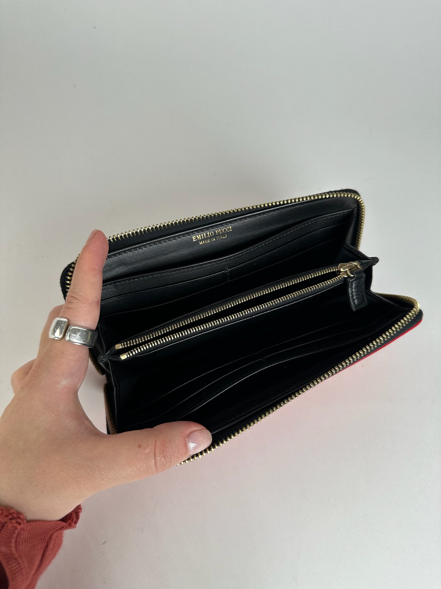 Vintage Miu Miu Leather Wallet red