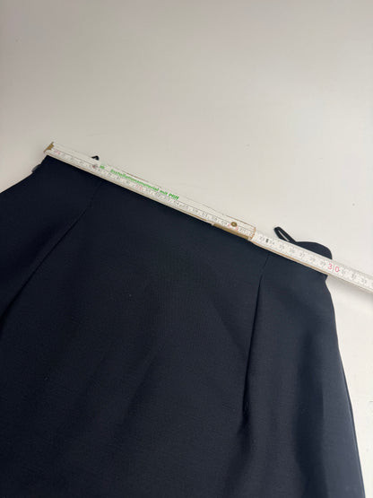 Vintage Gianni Versace Wool Skirt Navy 38/M