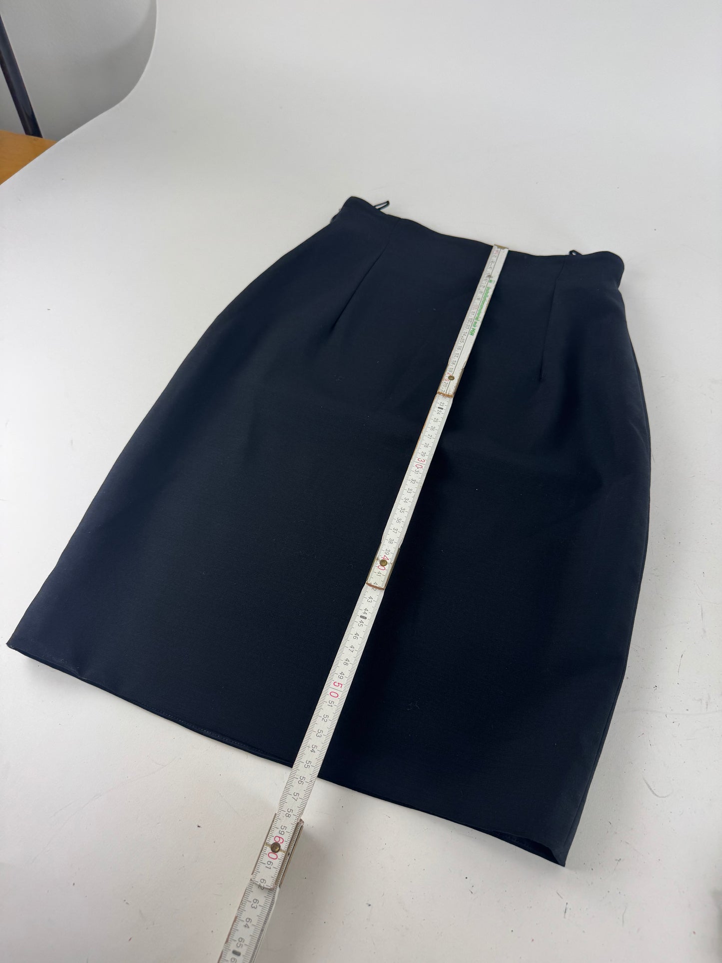 Vintage Gianni Versace Wool Skirt Navy 38/M