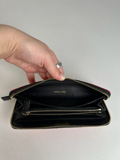 Vintage Miu Miu Leather Wallet red