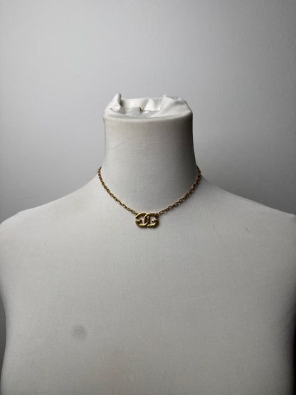 Vintage Givenchy Gold Plated Collier Unisex
