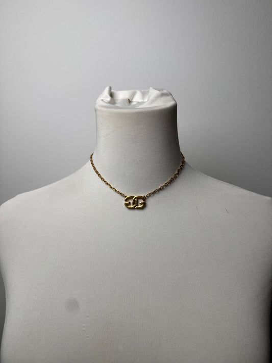 Vintage Givenchy Gold Plated Collier Unisex