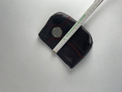 Vintage Celine Paris Leather Clutch Black Red