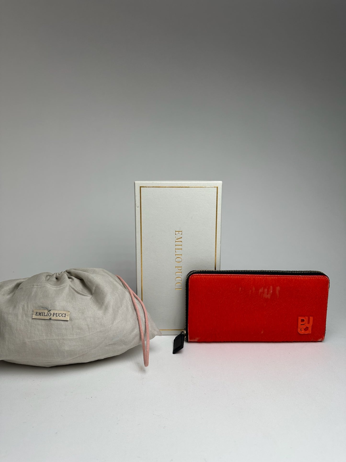 Vintage Miu Miu Leather Wallet red