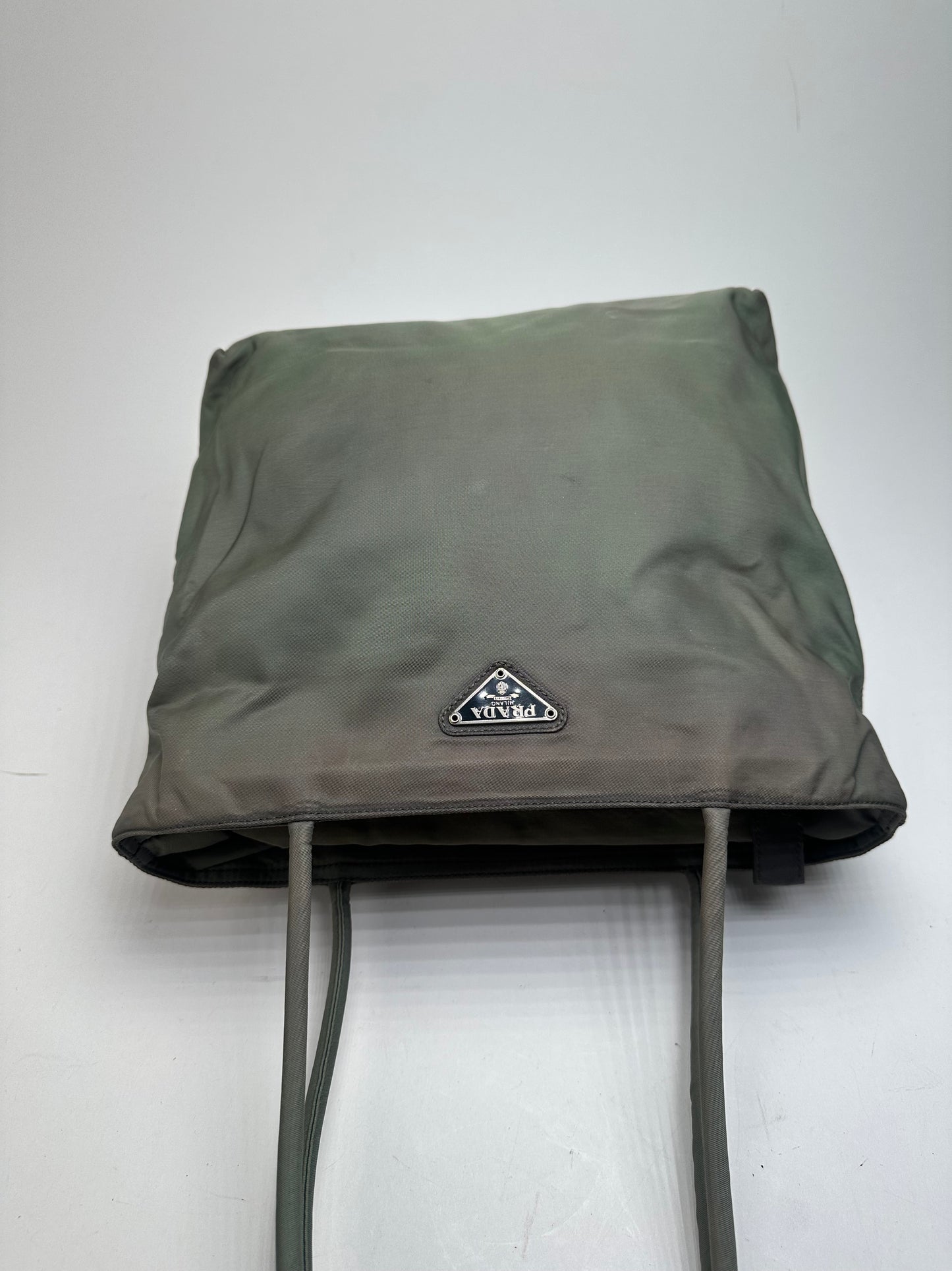 Vintage Prada Polyester Handbag Green