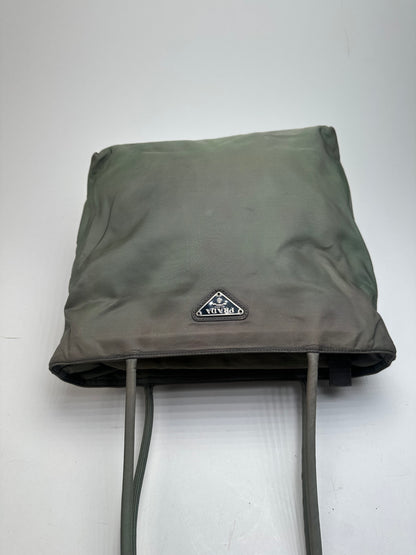 Vintage Prada Polyester Handbag Green