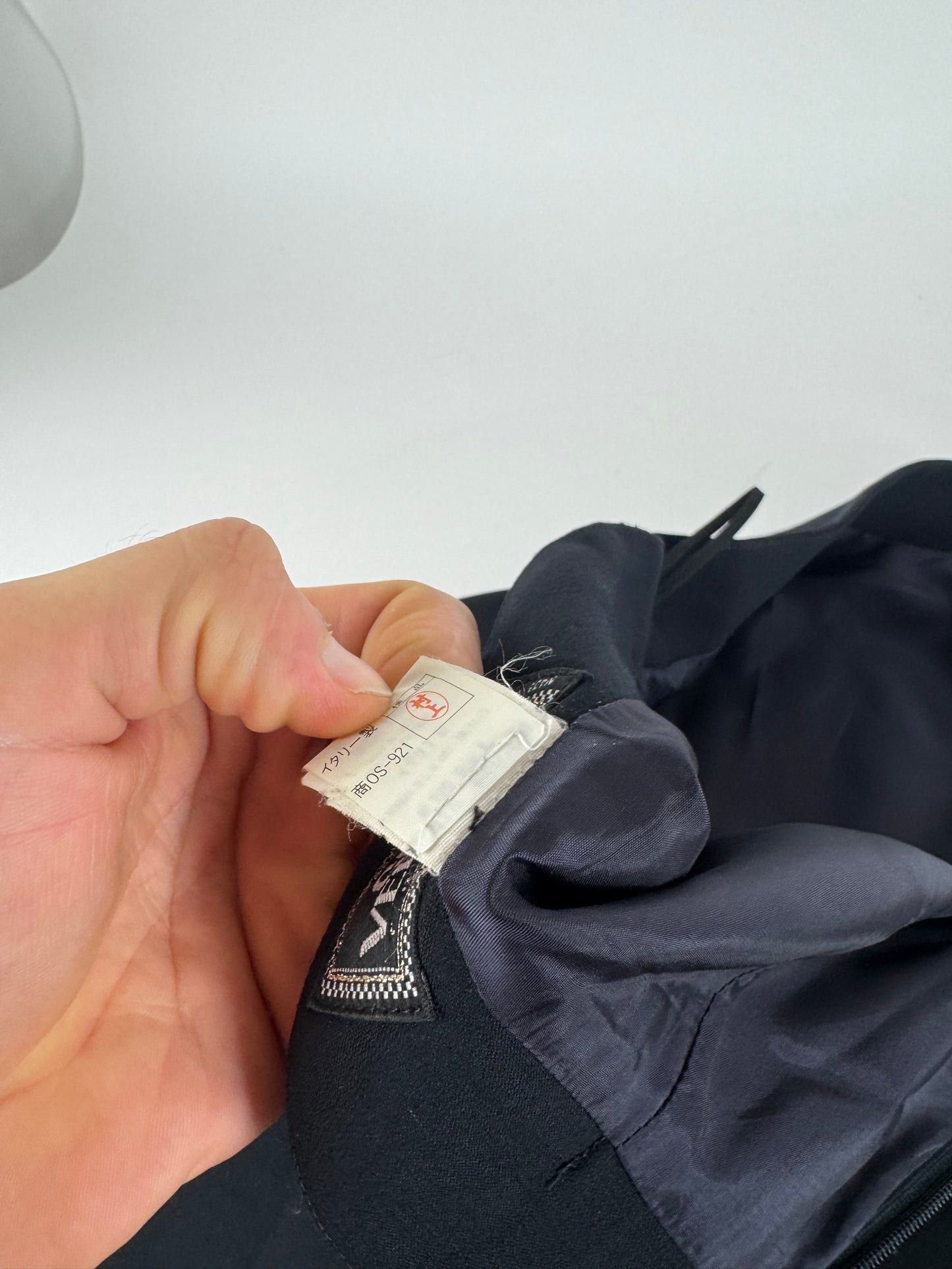 Vintage Gianni Versace Wool Skirt Navy 38/M