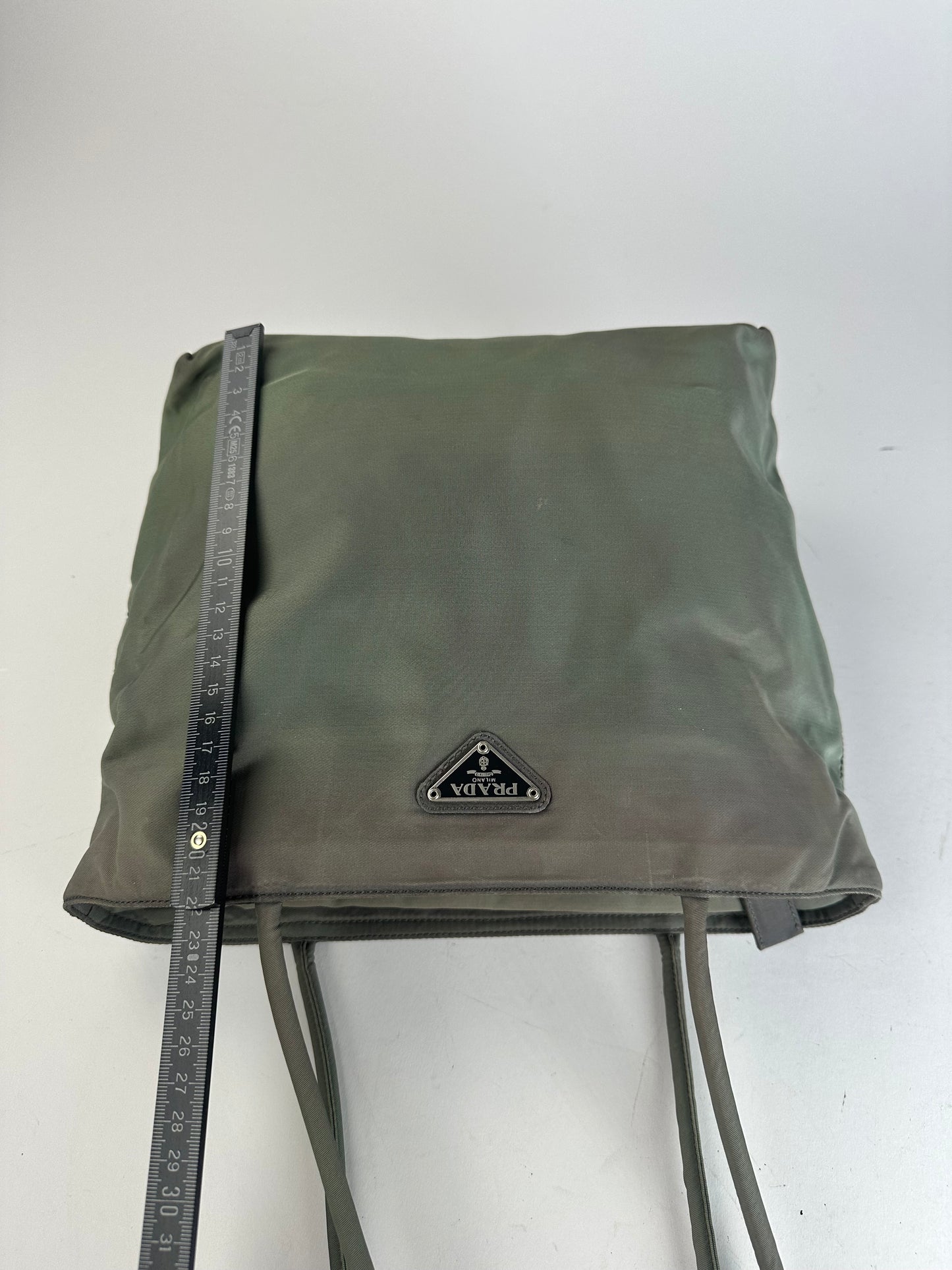 Vintage Prada Polyester Handbag Green