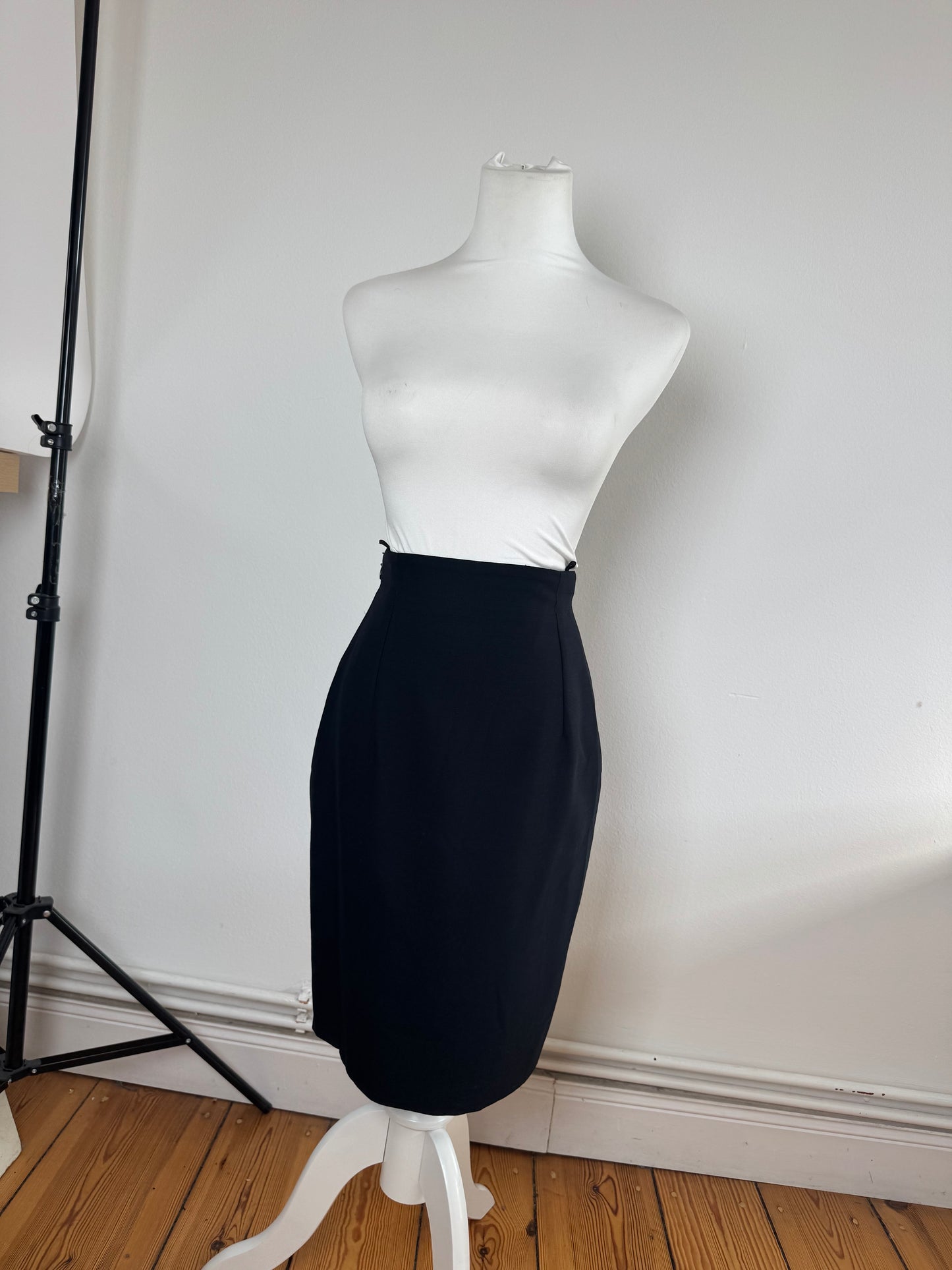 Vintage Gianni Versace Wool Skirt Navy 38/M